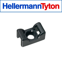 Nylon Tie Screw Fixed Curved Mount Pack 100