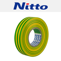 Nitto 201E PVC Tape .15 x 18mm Grn/Yell 20m Roll