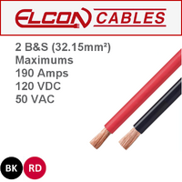Battery and Starter Cable 2AWG 30m Rolls