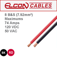 Battery and Starter Cable 8AWG 100m Rolls