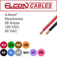 Automotive Single Core 4.0mm² 100m Rolls