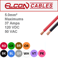 Automotive Single Core 5.0mm² 30m Rolls