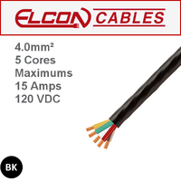 Trailer Cable 5 Core 4.0mm² 30m Rolls