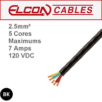 Trailer Cable 5 Core 2.5mm² 100m Rolls