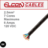 Trailer Cable 7 Core 2.5mm² 100m Rolls
