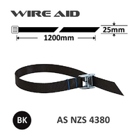 Cam Buckle Strap 1.2m 250kg Lashing Capacity