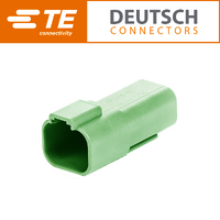 DT04-4P-TN03 4 Way Receptacle Housing Green