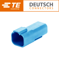 DT04-4P-TN07 4 Way Receptacle Housing Blue