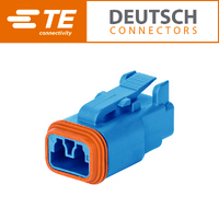 DT06-2S-TN07 2 Way Plug Housing Blue