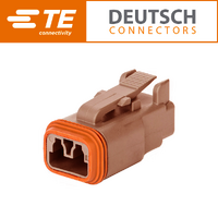 DT06-2S-TN09 2 Way Plug Housing Brown