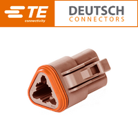 DT06-3S-TN09 3 Way Plug Housing Brown
