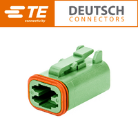 DT06-4S-TN03 4 Way Plug Housing Green