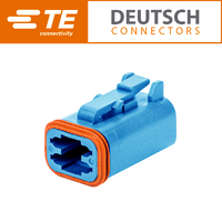 DT06-4S-TN07 4 Way Plug Housing Blue