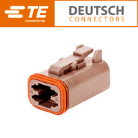 DT06-4S-TN09 4 Way Plug Housing Brown
