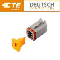 DT06-6S 6 Way Plug & Orange Wedge