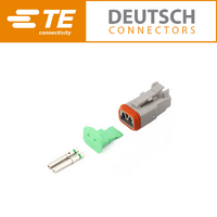 DT2FP-1 Half Kit 2 Way 1.0-2.0mm² Ni Plated Contacts