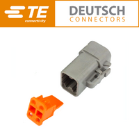 DTP06-4S 4 Way Plug & Orange Wedge