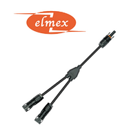 Male Y Branch 500mm 4mm² 30A Solar Connector Cable NEC