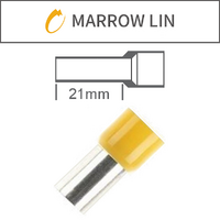 70mm² Bootlace Pins 21mm Lgth Yellow Pk5