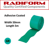 Heat Shrink Tape 50mm x 5m Green