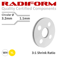 Heat Shrink Identification Tube 3.2 to 1.1mm 25m Reel