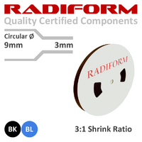 9-3mm 3:1 SCGH Heat Shrink Black Reels