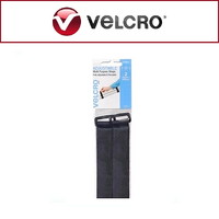 Velcro Velstrap 25mm x 900mm Black Pk2