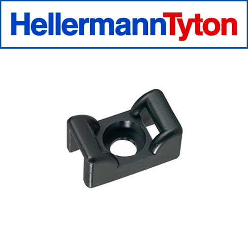 Nylon Tie Screw Fixed Curved Mount Pack 100