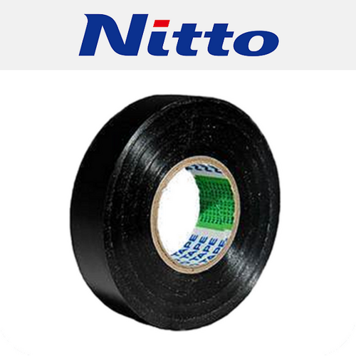 Nitto 201E PVC Tape .15 x 18mm Black 20m Roll