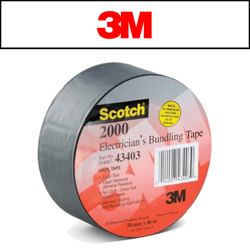 3M 2000 Scotch Duct Tape Silver 50mm x 46m