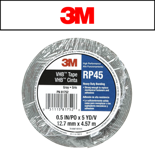 3M VHB Double Sided Tape Grey 19mm x 4.57m