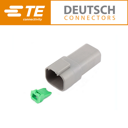 DT04-4P 4 Way Receptacle & Green Wedge