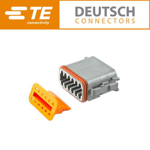 DT06-12S 12 Way Plug & Orange Wedge