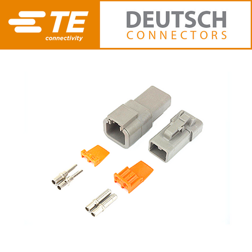 Deutsch DTP Kit 2 Way Grey 25A 2 to 3mm²