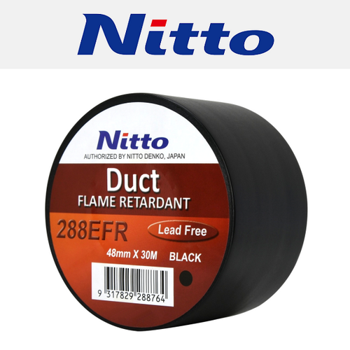 Nitto Duct Tape Black 48mm x 30m