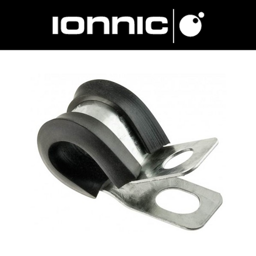 P Clamps Zinc Plated Rubber Lined 6-60mm Pk10