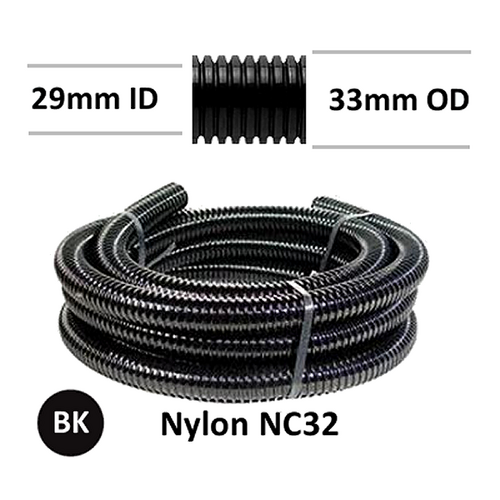 Corrugated Nylon Conduit NC32 10m Spools