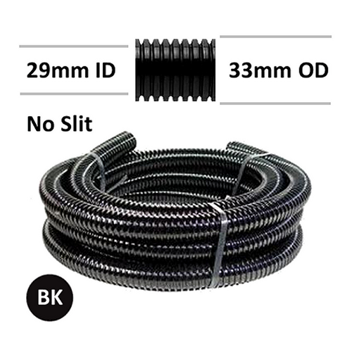 Corrugated Polypropylene 29mm ID No Slit 10m Pk