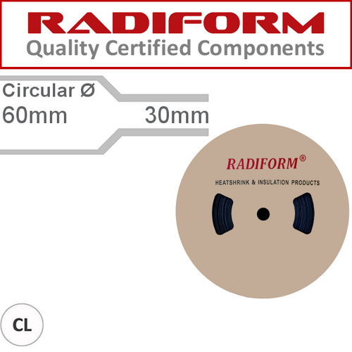 60-30mm SCG Heat Shrink Clear Reels